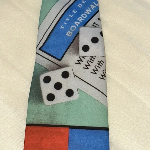 Wally Wear Monopoly‎ Necktie - Picture 4 of 5